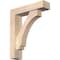 Ekena Millwork Imperial Block Smooth Bracket w/ Offset Brace, Douglas Fir, 5 1/2"W x 22"D x 26"H BKT0604X22X26IMP05SDF - alternate 1